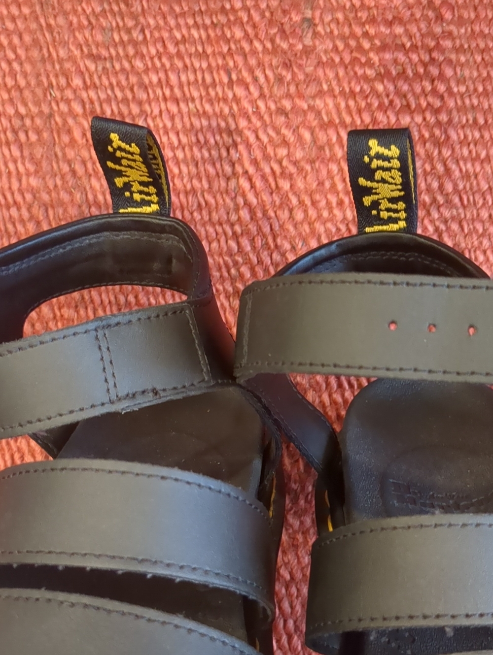 Dr. Martens Black Blaire Flatform Sandals 38 Size 7 - Picture 10 of 12